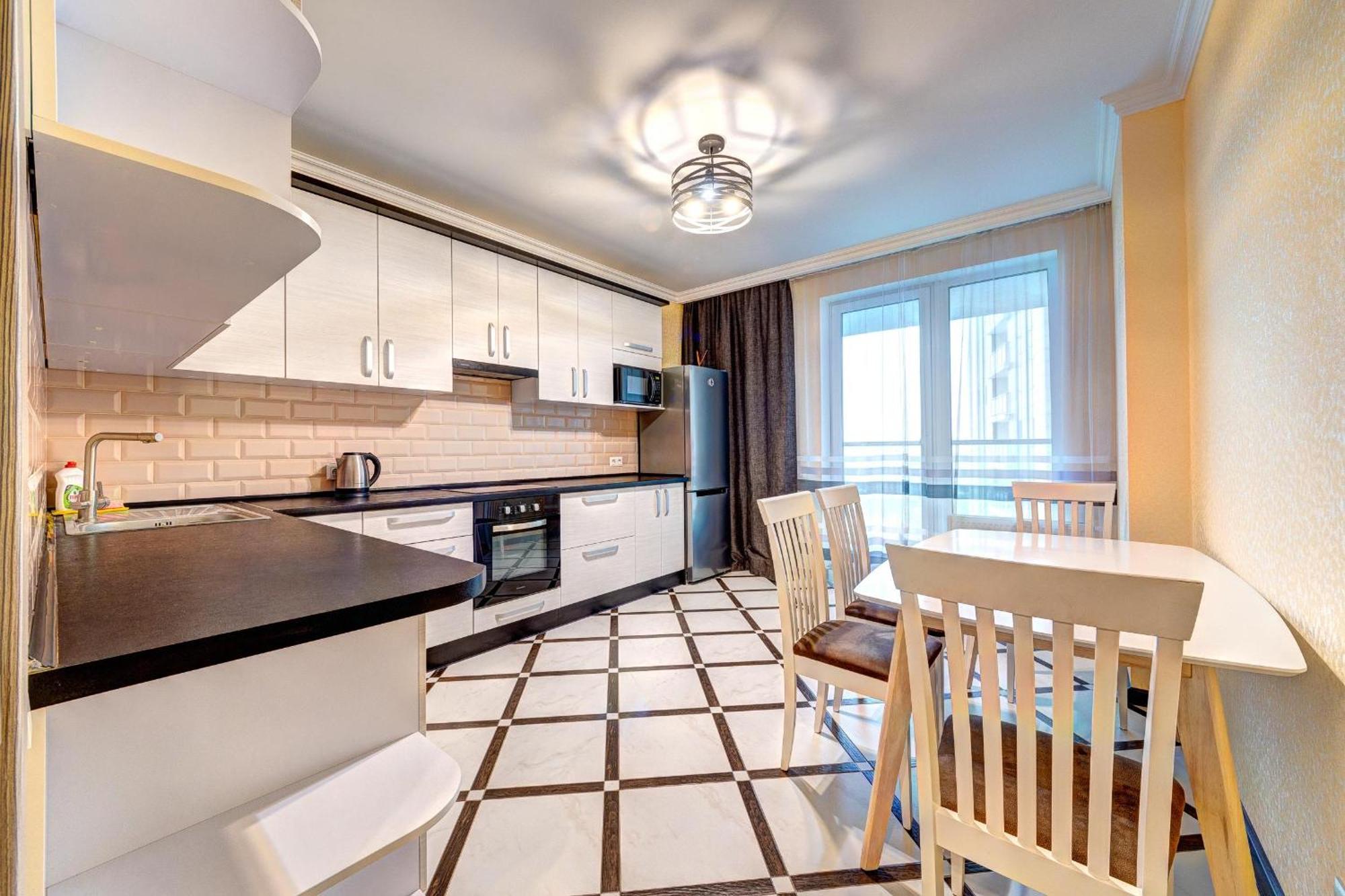 Apartment Voskresenska 18 Kiev Rum bild